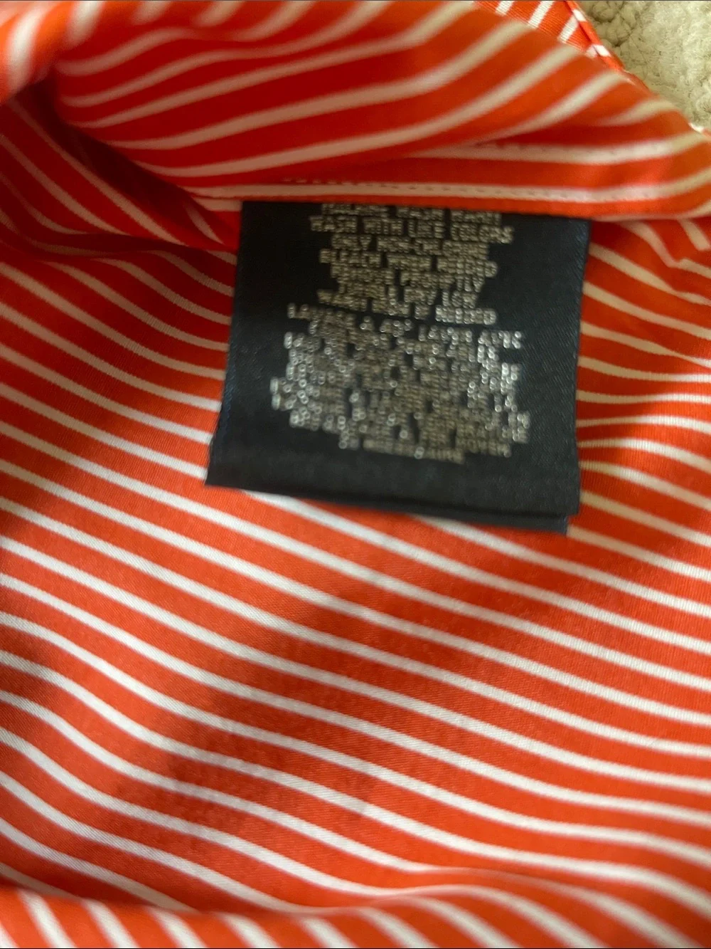 Ralph Lauren Striped Button Down Shirt Sz 8/10/Small like new condition